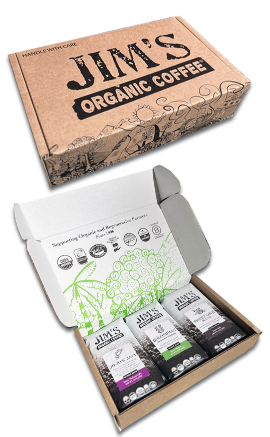 Jim's Organic Classics Bundle – Jim's Organic Coffee