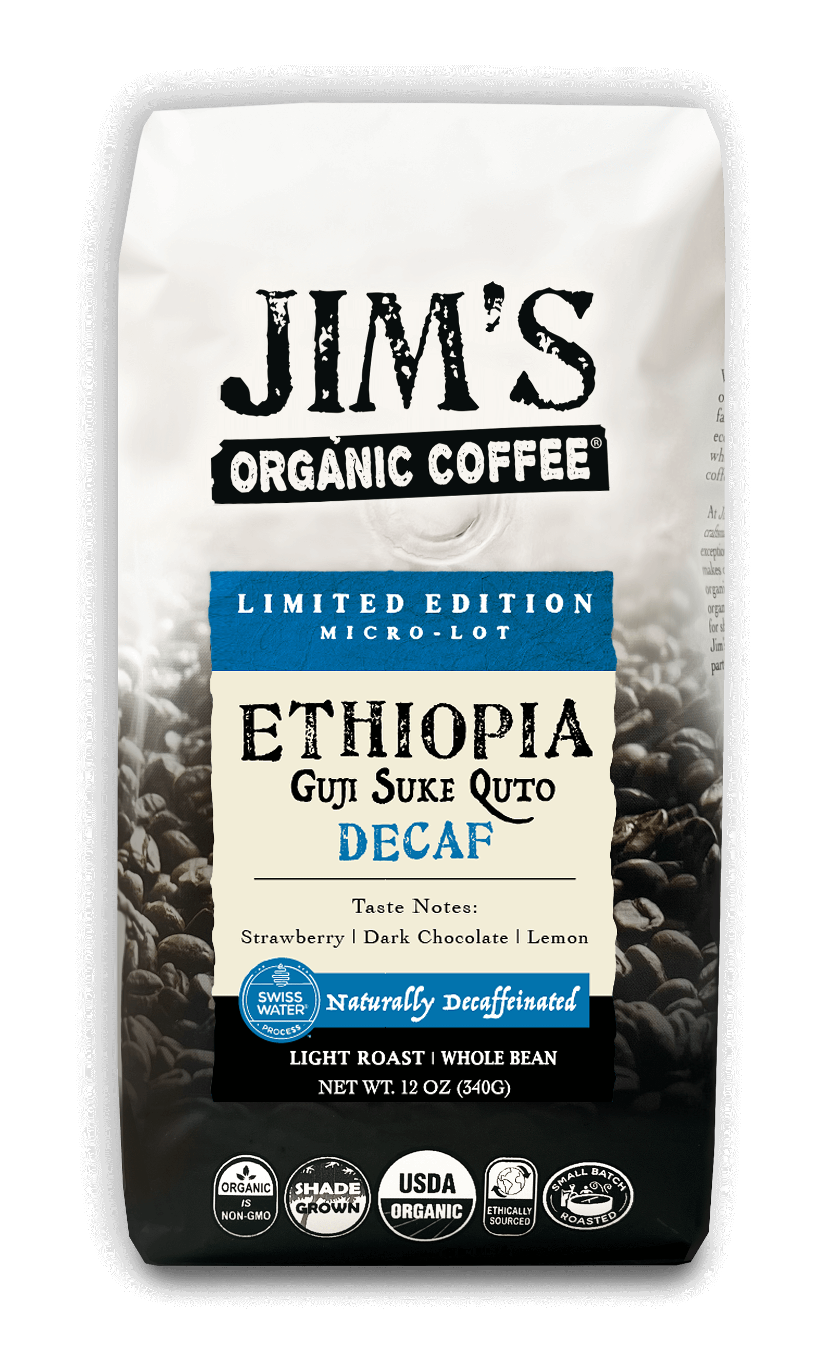 Ethiopia Guji Suke Quto Decaf – Jim's Organic Coffee
