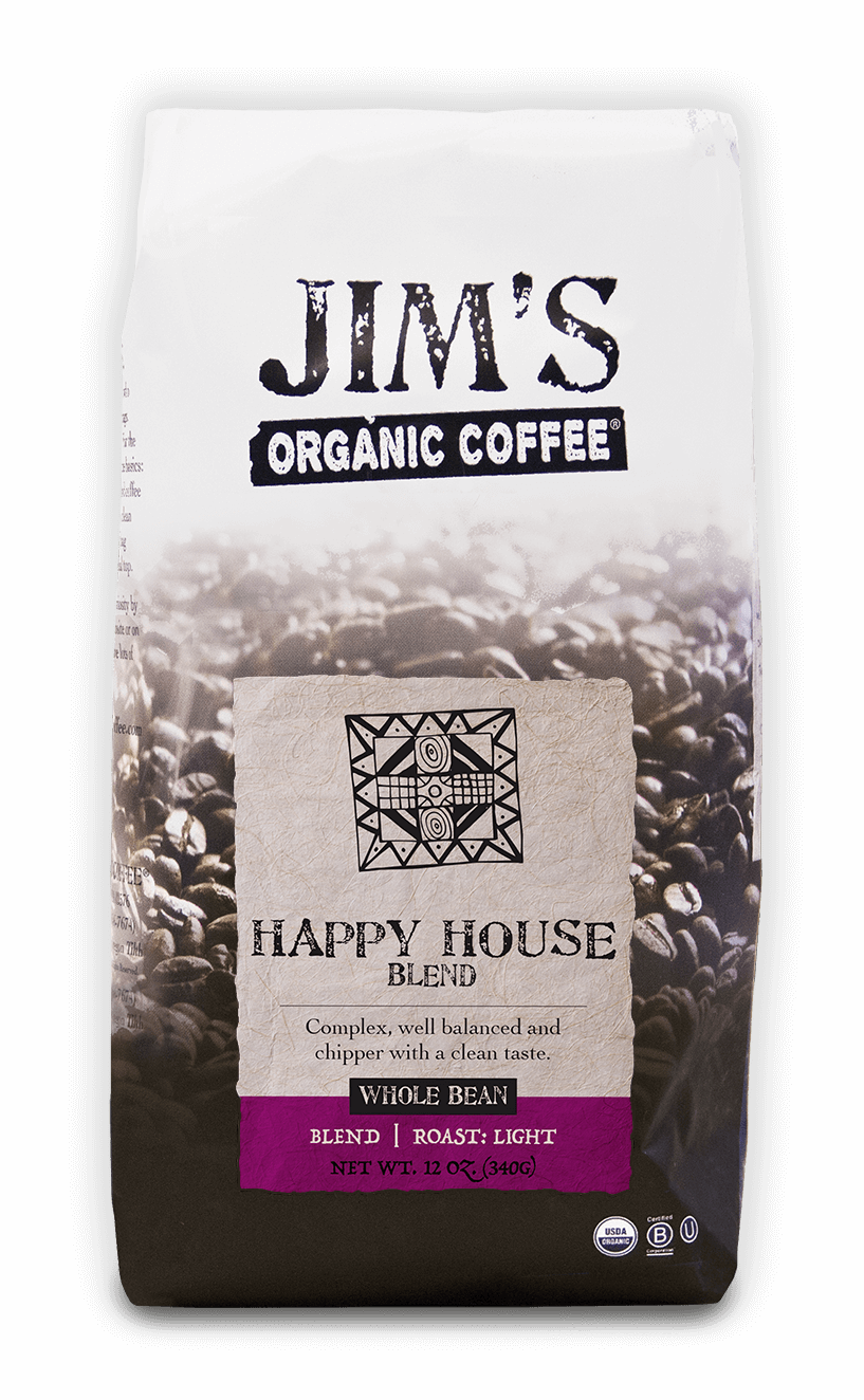 Happy House Blend Jim's Organic Coffee
