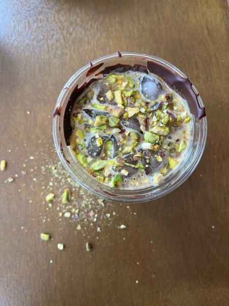 Dubai Chocolate Crackle Latte