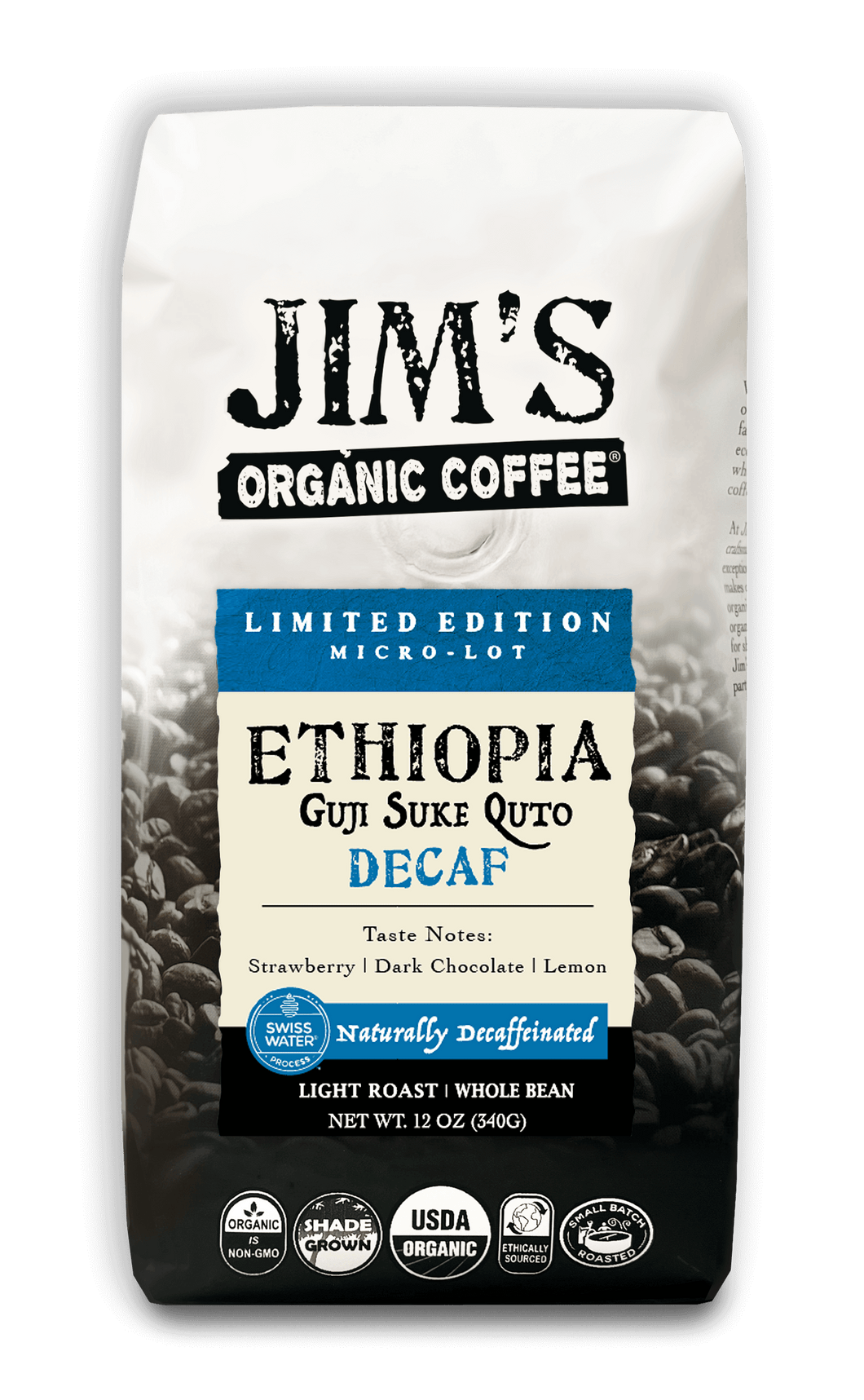 Ethiopia Guji Suke Quto Decaf – Jim's Organic Coffee