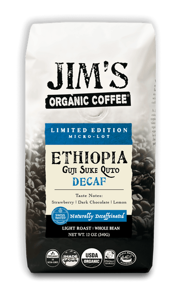 Ethiopia Guji Suke Quto Decaf – Jim's Organic Coffee