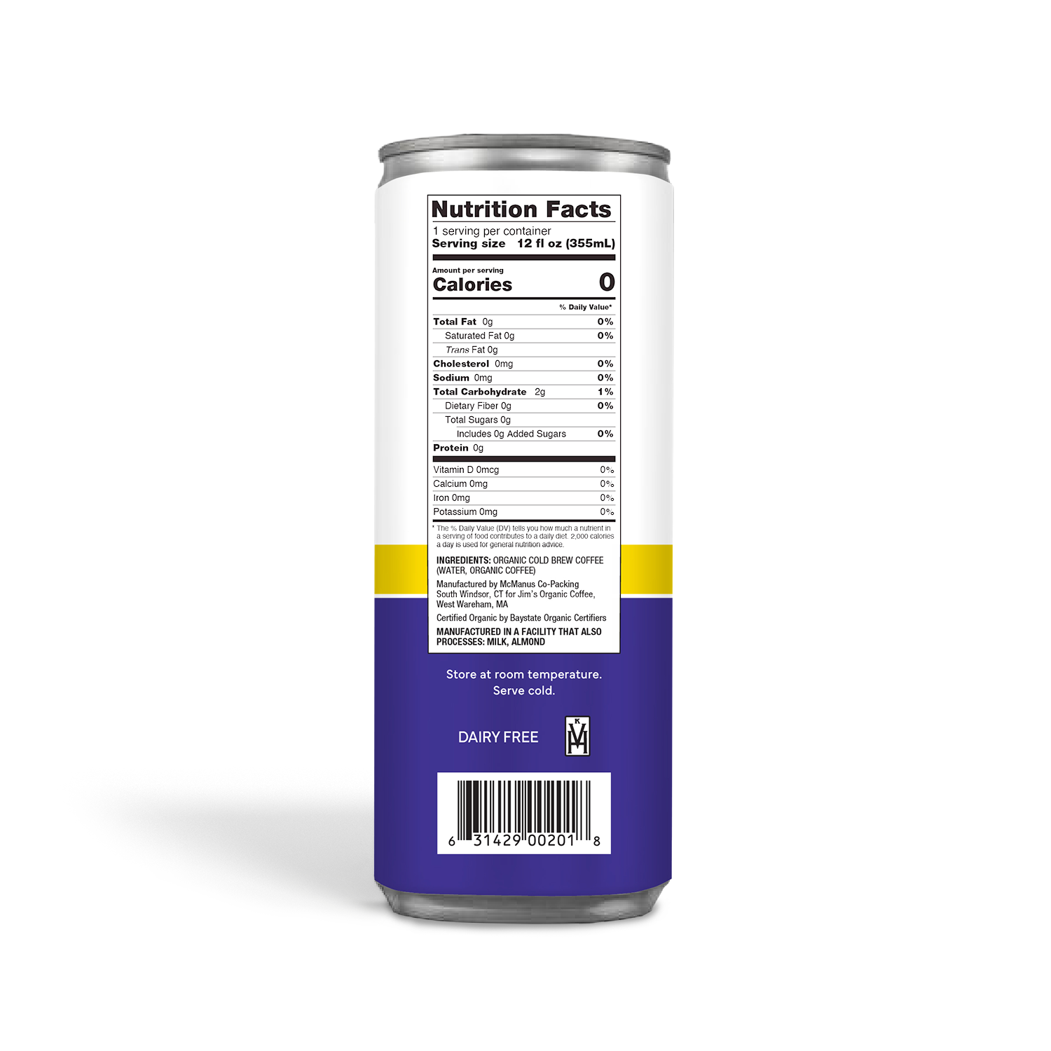 Jim's Cold Brew Cans