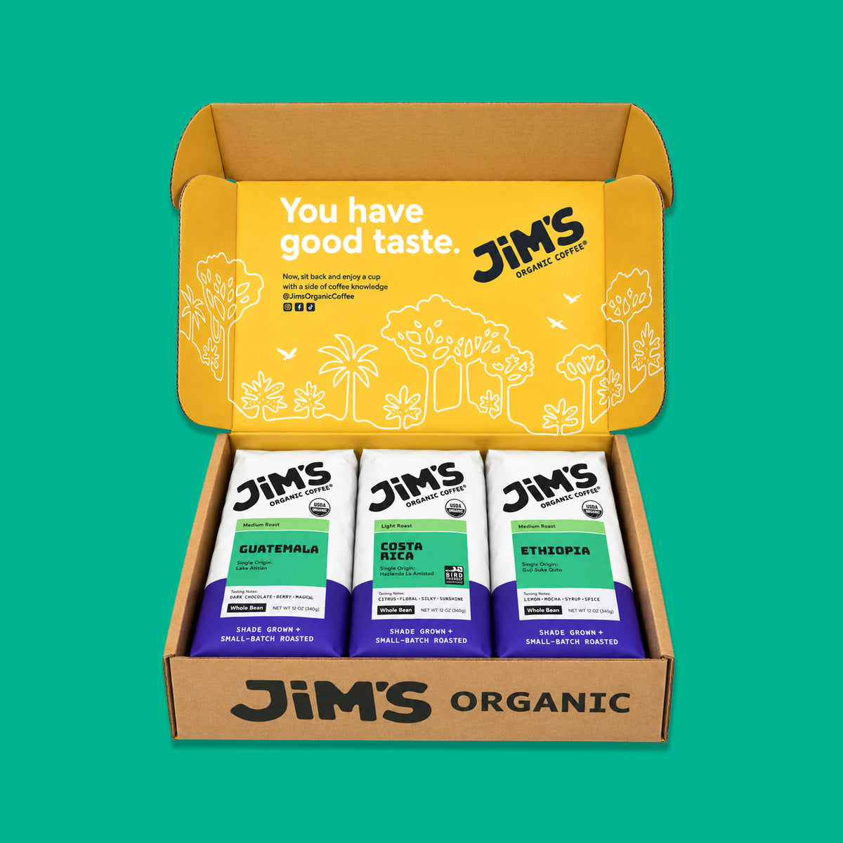 Jim’s Organic Single Origin Gift Collection