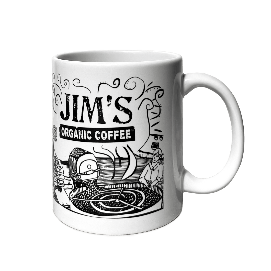 Jim's 'From Farm to Roast to Brew' Coffee Mug - 12 oz